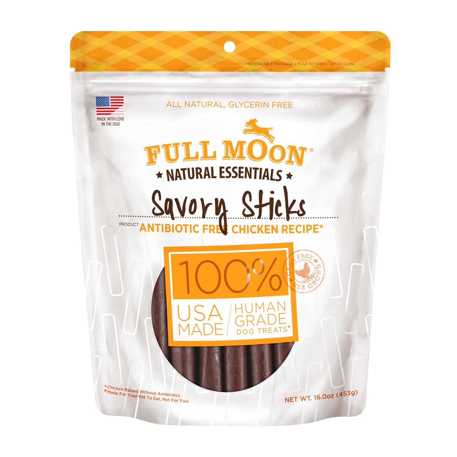Full Moon Chicken Recipe Savory Sticks Dog Treats
