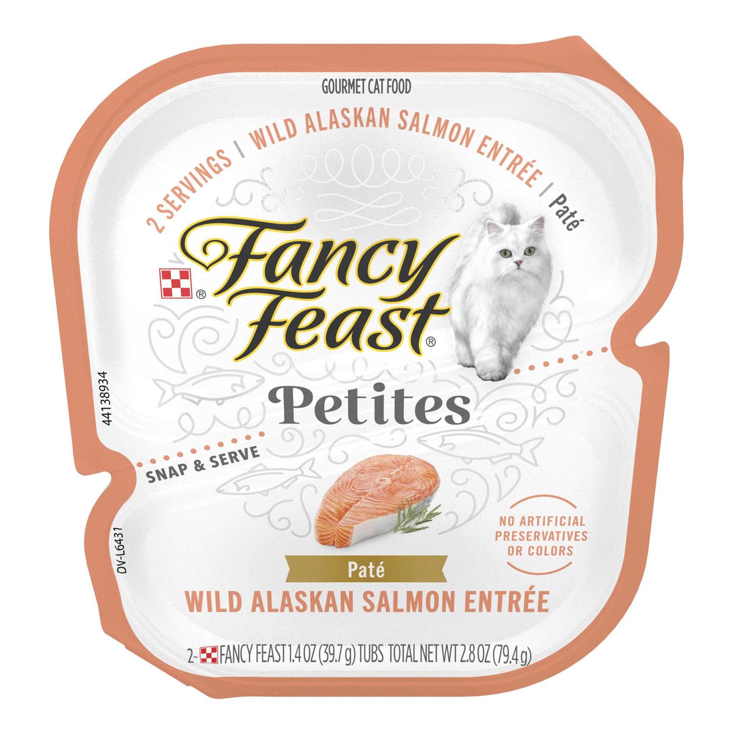 Fancy Feast Petites Wild Alaskan Salmon Pate Wet Cat Food