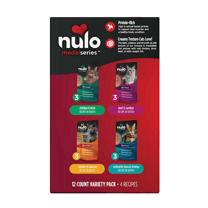 Nulo MedalSeries Silky Mousse Cat Food Variety Pack