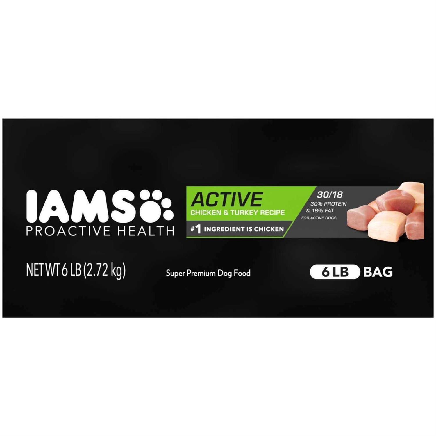 IAMS Proactive Health Active Chicken Turkey Dry Dog Food