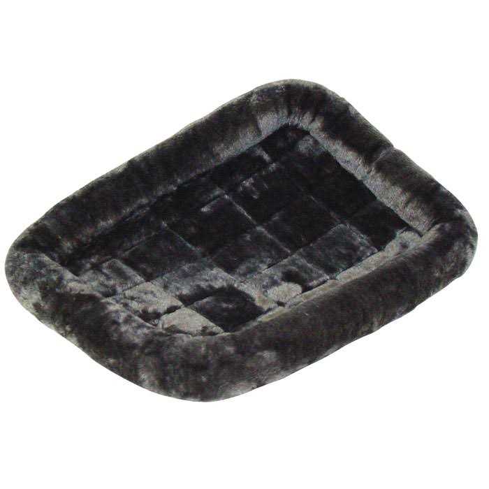 Midwest Quiet Time Gray Fleece Pet Bed