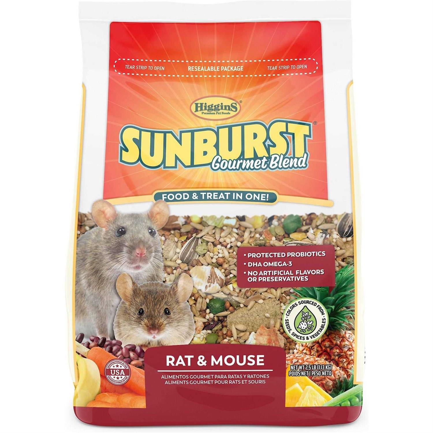 Higgins Sunburst Gourmet Blend Rat & Mouse Food
