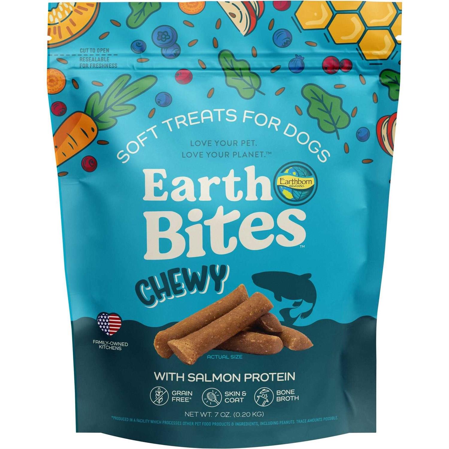 Earthborn Holistic EarthBites Chewy Soft Dog Treats 7 oz