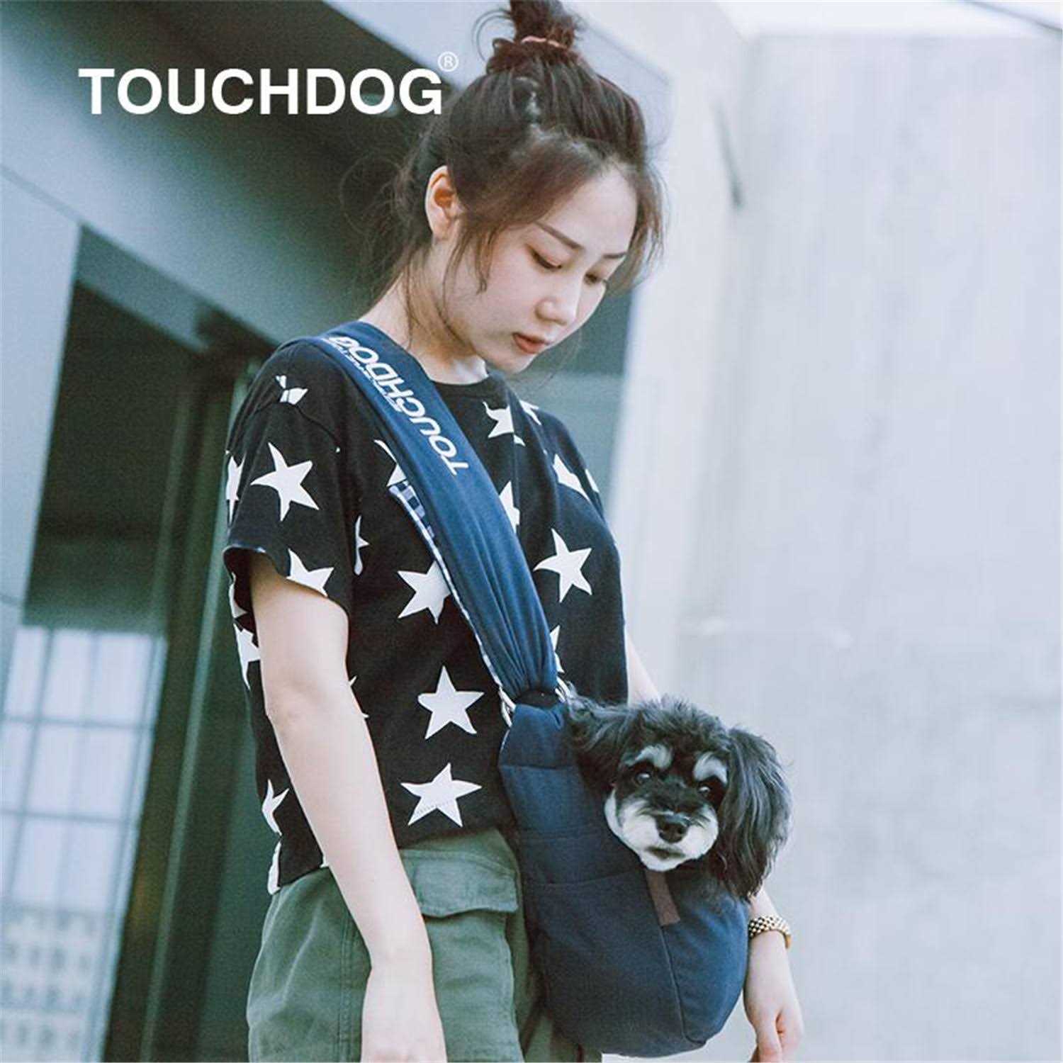 Touchdog Toga-Bark Over-The-Shoulder Hands-Free Pet Carrier