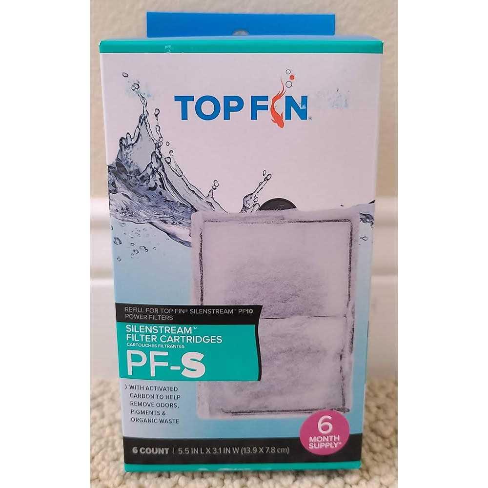 Top Fin Silenstream PF-S Small Filter Cartridges Refill for PF10 Power Filters