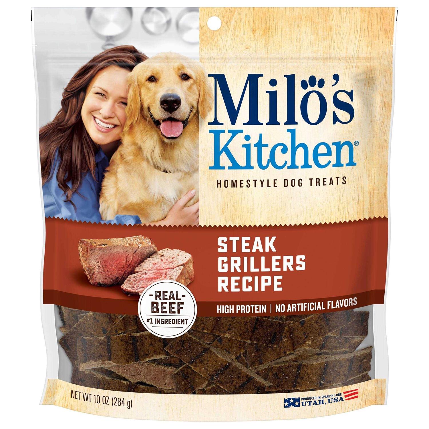 Milo’s Kitchen Steak Grillers Dog Treats