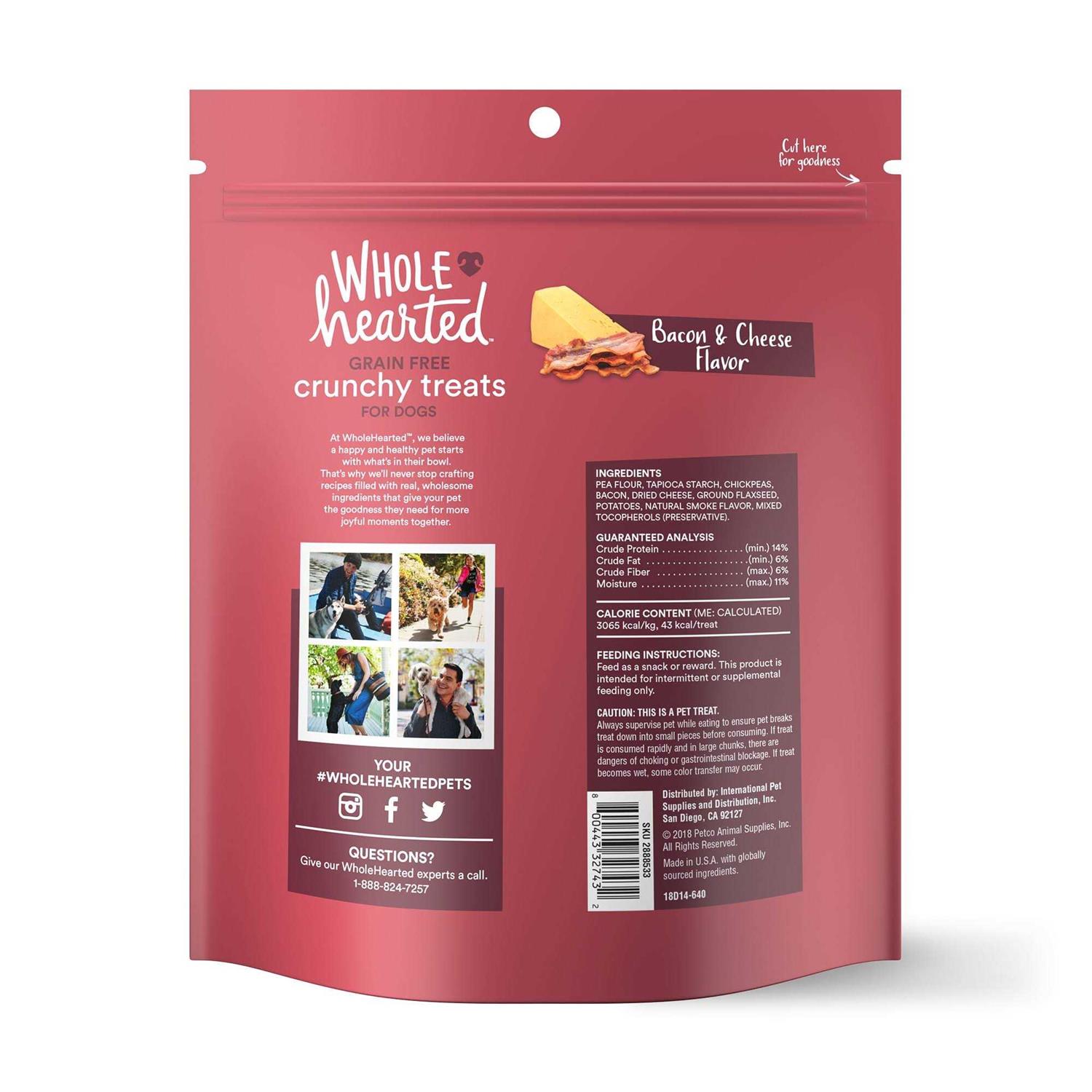 WholeHearted Grain Free Crunchy Dog Treats
