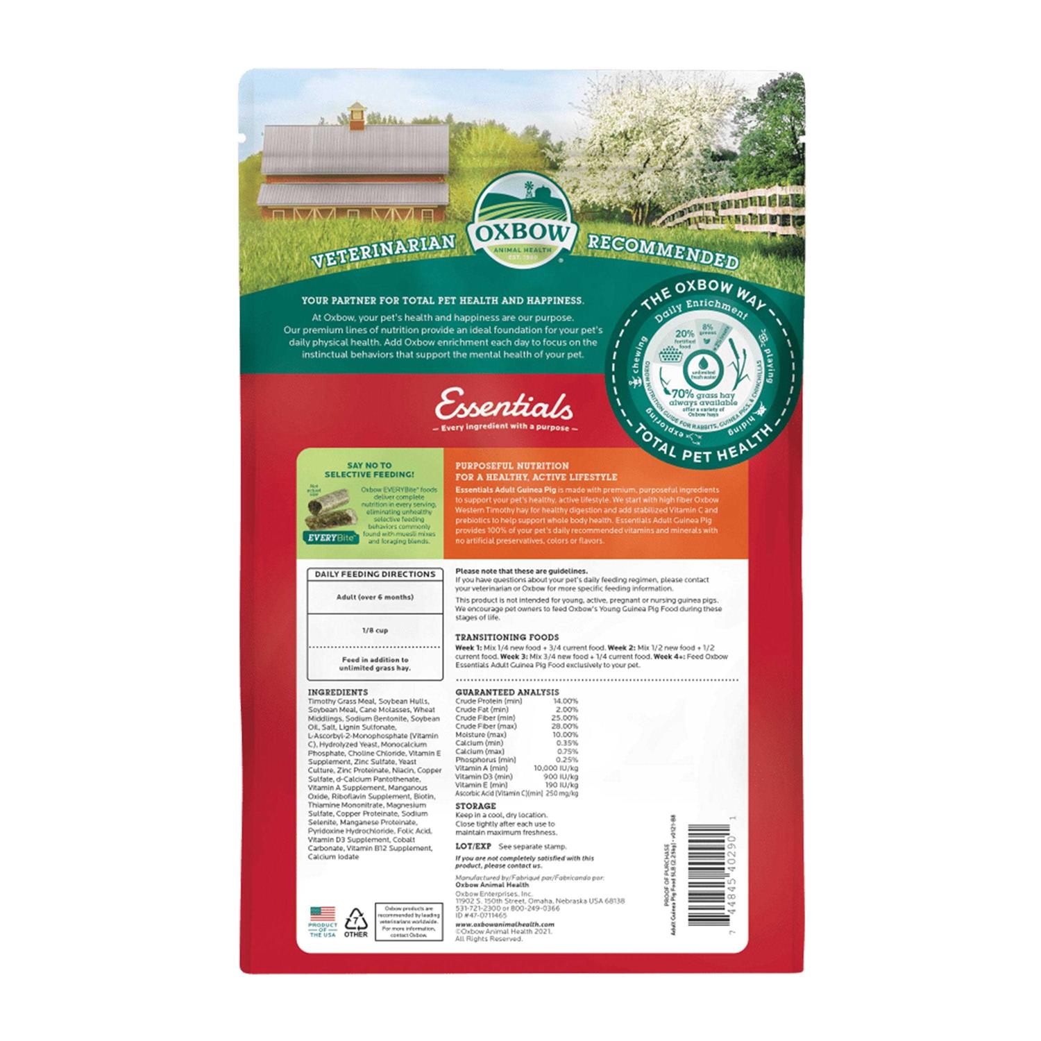 Oxbow Essentials Adult Guinea Pig Food