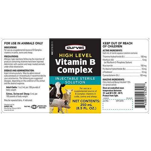 Durvet High Level Vitamin B Complex