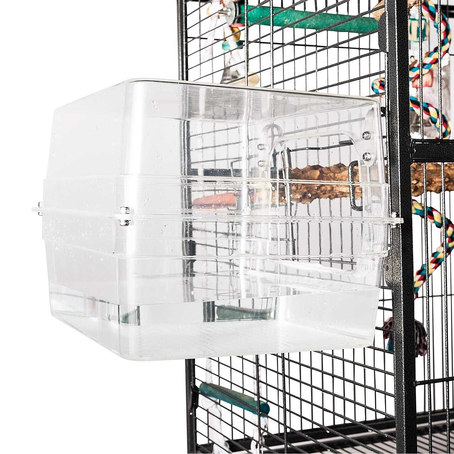 Colorday Large Bird Bath with Clear View