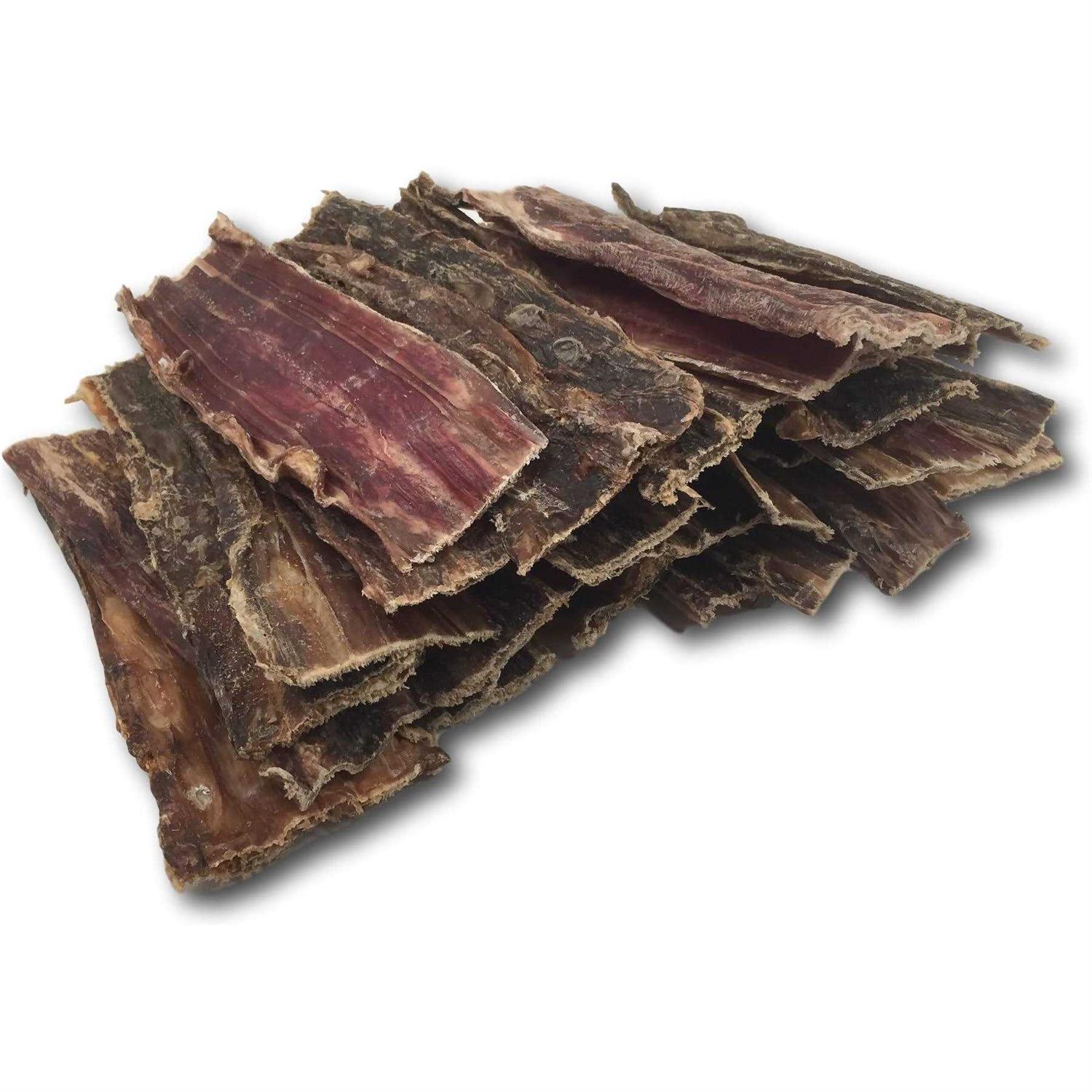 Top Dog Chews 5 6 Buffalo Beef Tendon Taffy 30 Pack