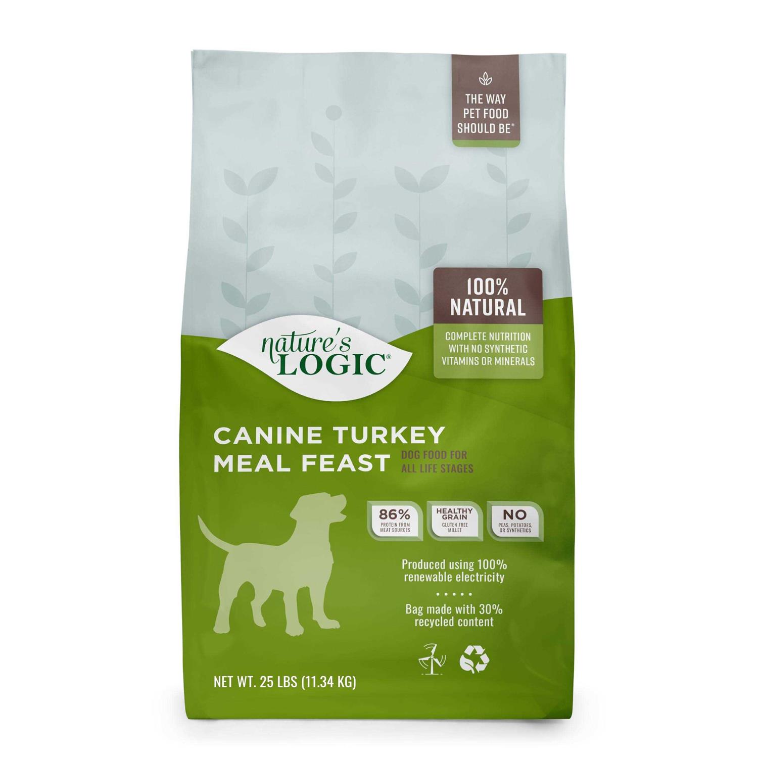 Nature&s Logic Canine Turkey Meal Feast Dry Dog Food