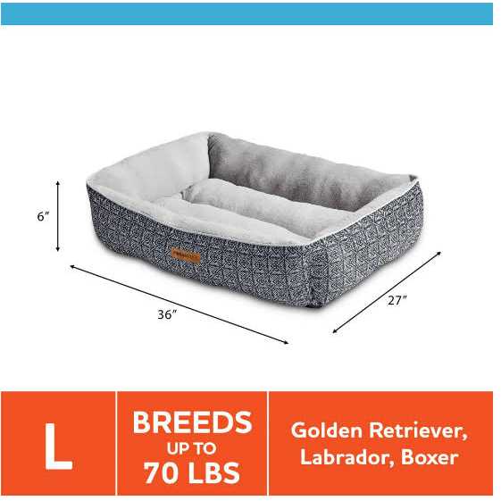 Vibrant Life Lounger Dog Bed