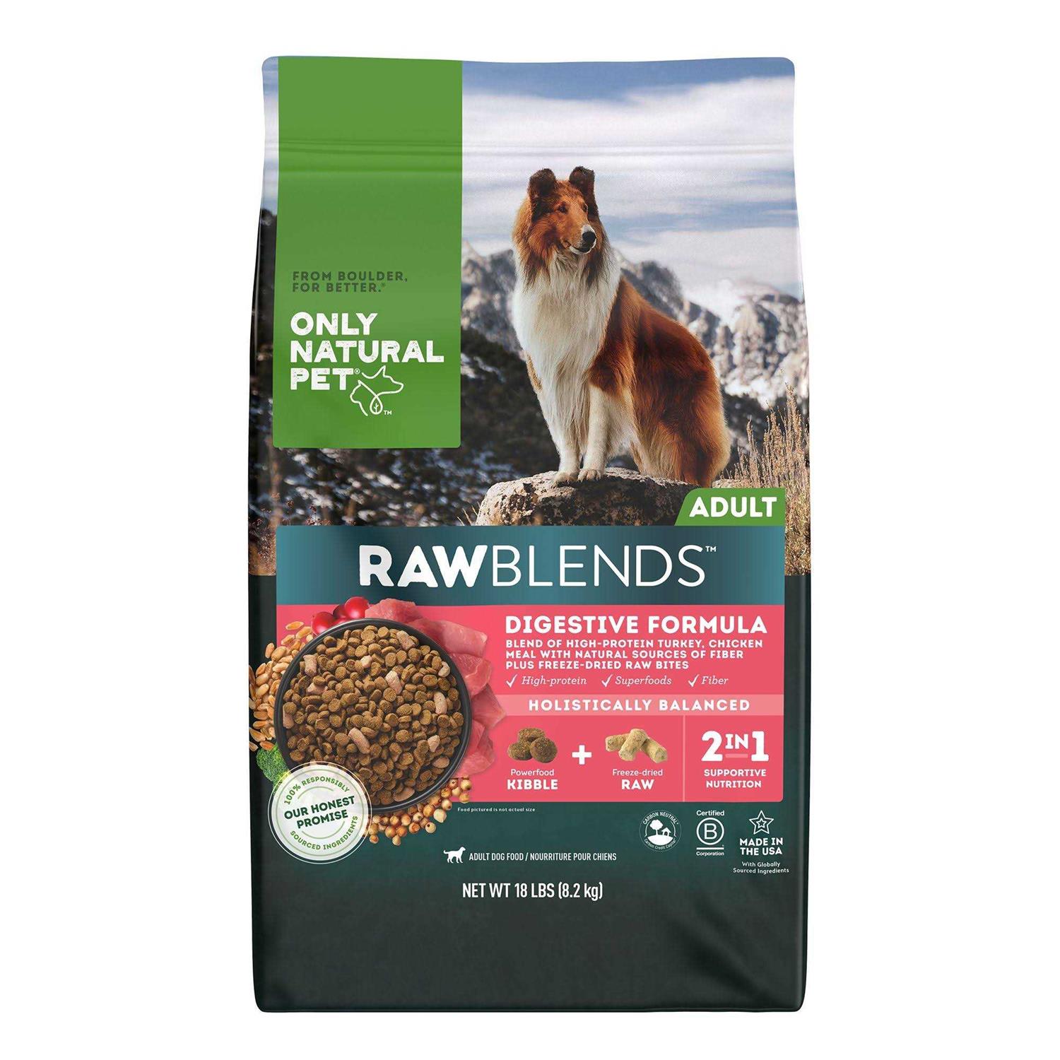 Only Natural Pet RawBlends Adult Dry Dog Food