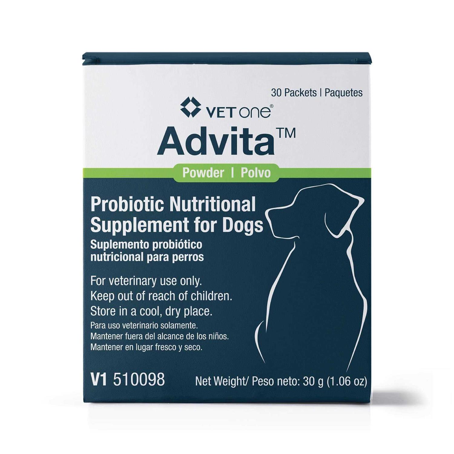 VetOne Advita Probiotic Nutritional Supplement for Dogs