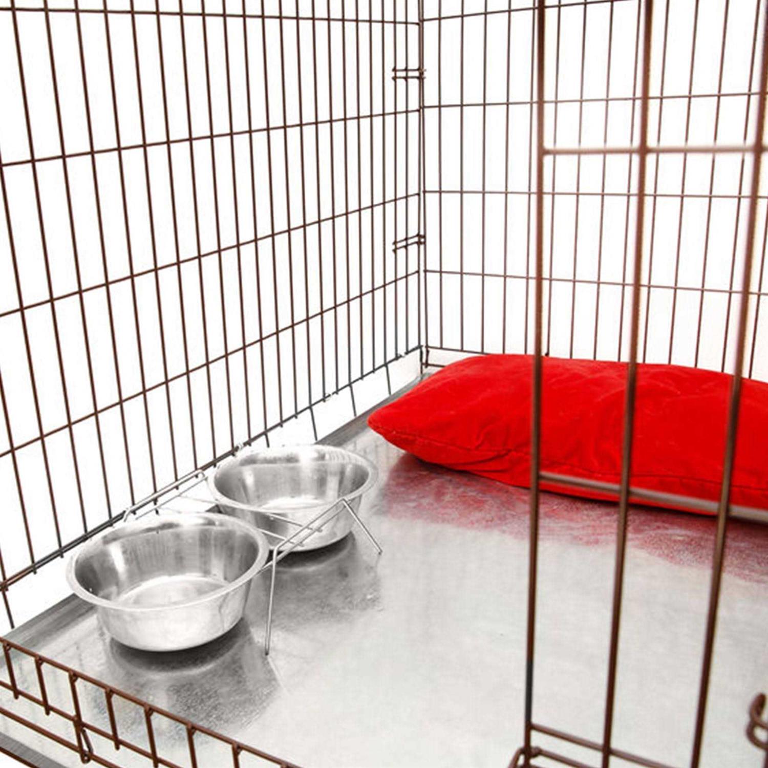 KOPEKS Galvanized Metal Tray for Dog Crates, Pet Kennels, Restaurant Grease Traps, and Floor Protection