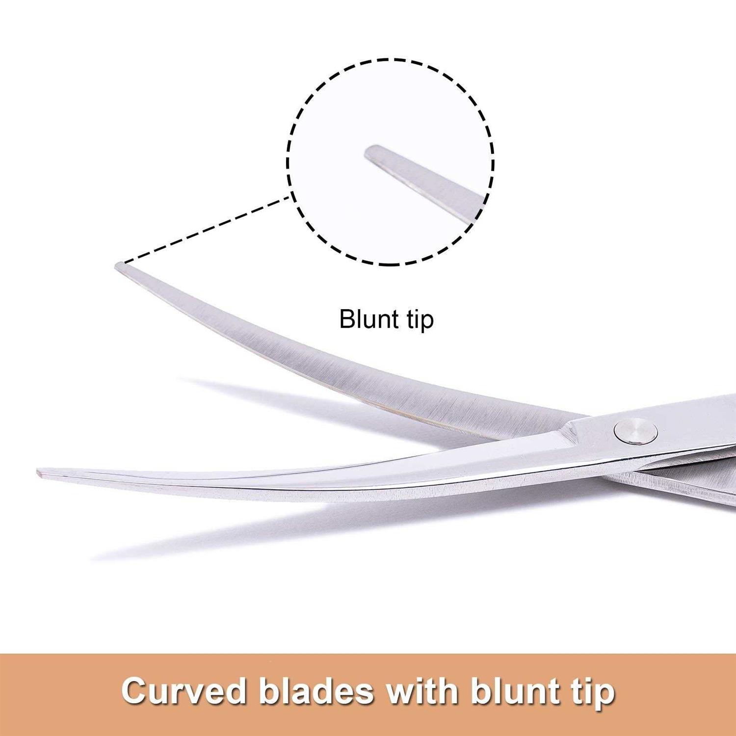 LovinPet Pet Grooming Scissors Professional Dog Cat Grooming Shears with Round Blunt Tip