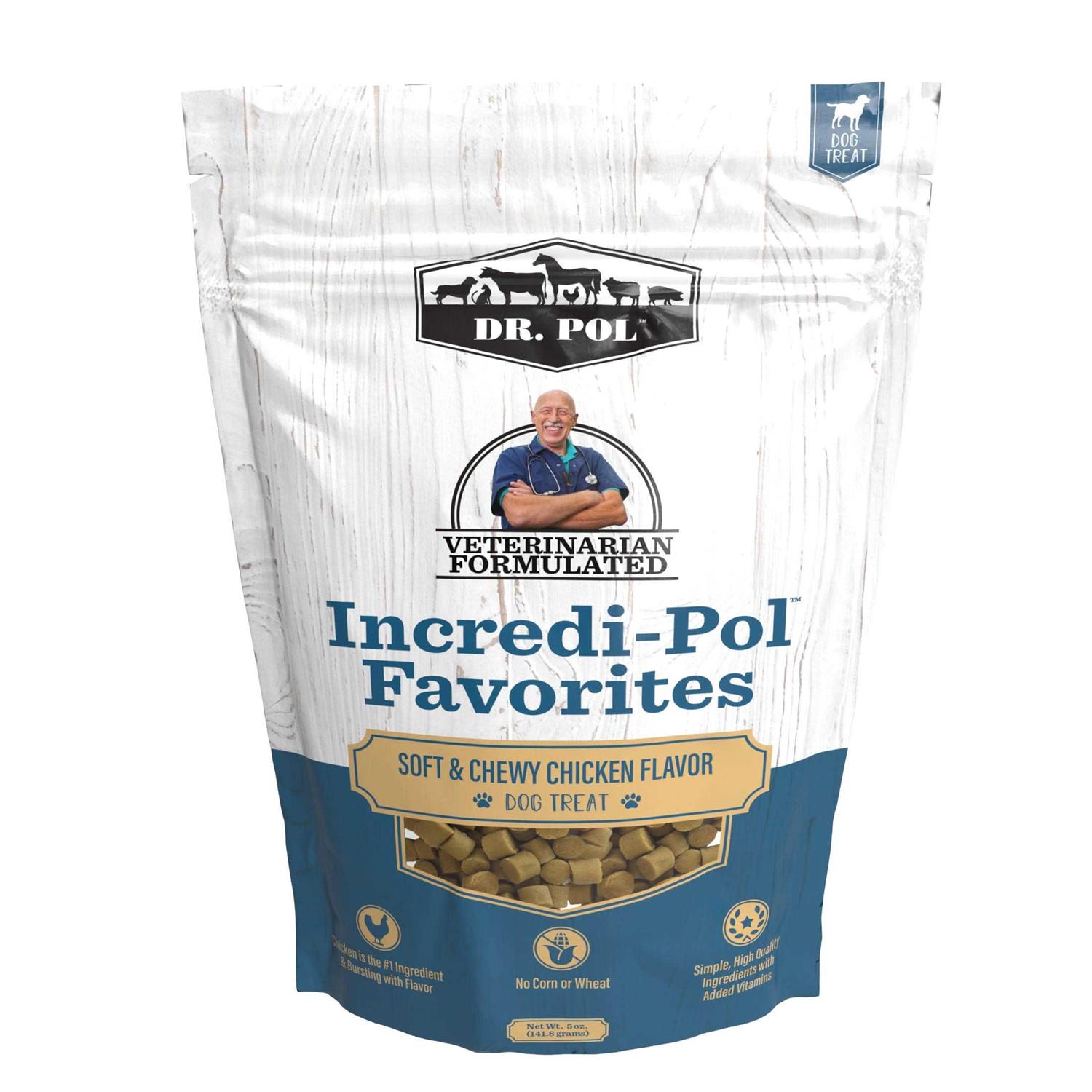 Dr. Pol Incredi-Pol Favorites Chicken Flavor Soft and Chewy Dog Treats