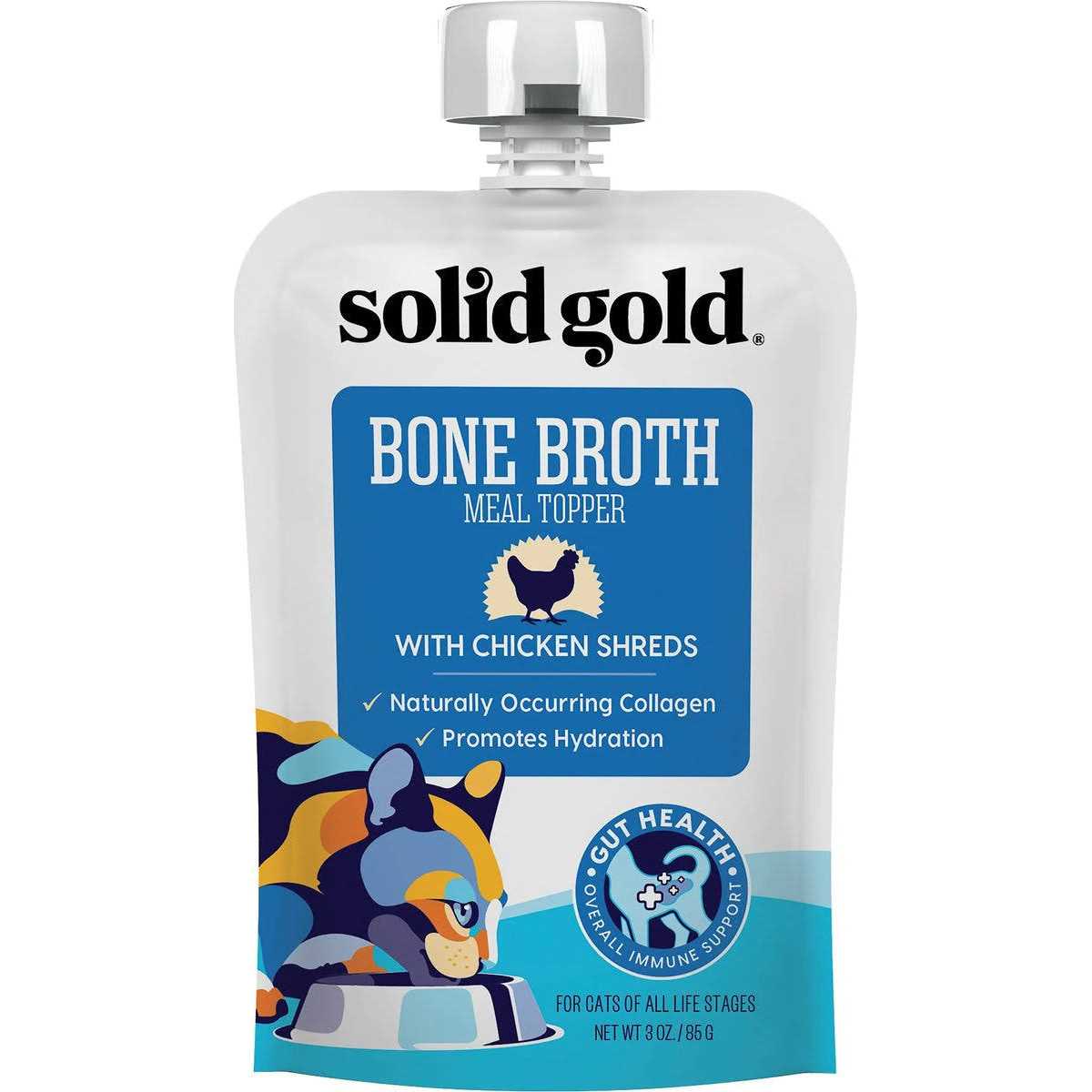 Solid Gold Bone Broth Shreds Meal Topper