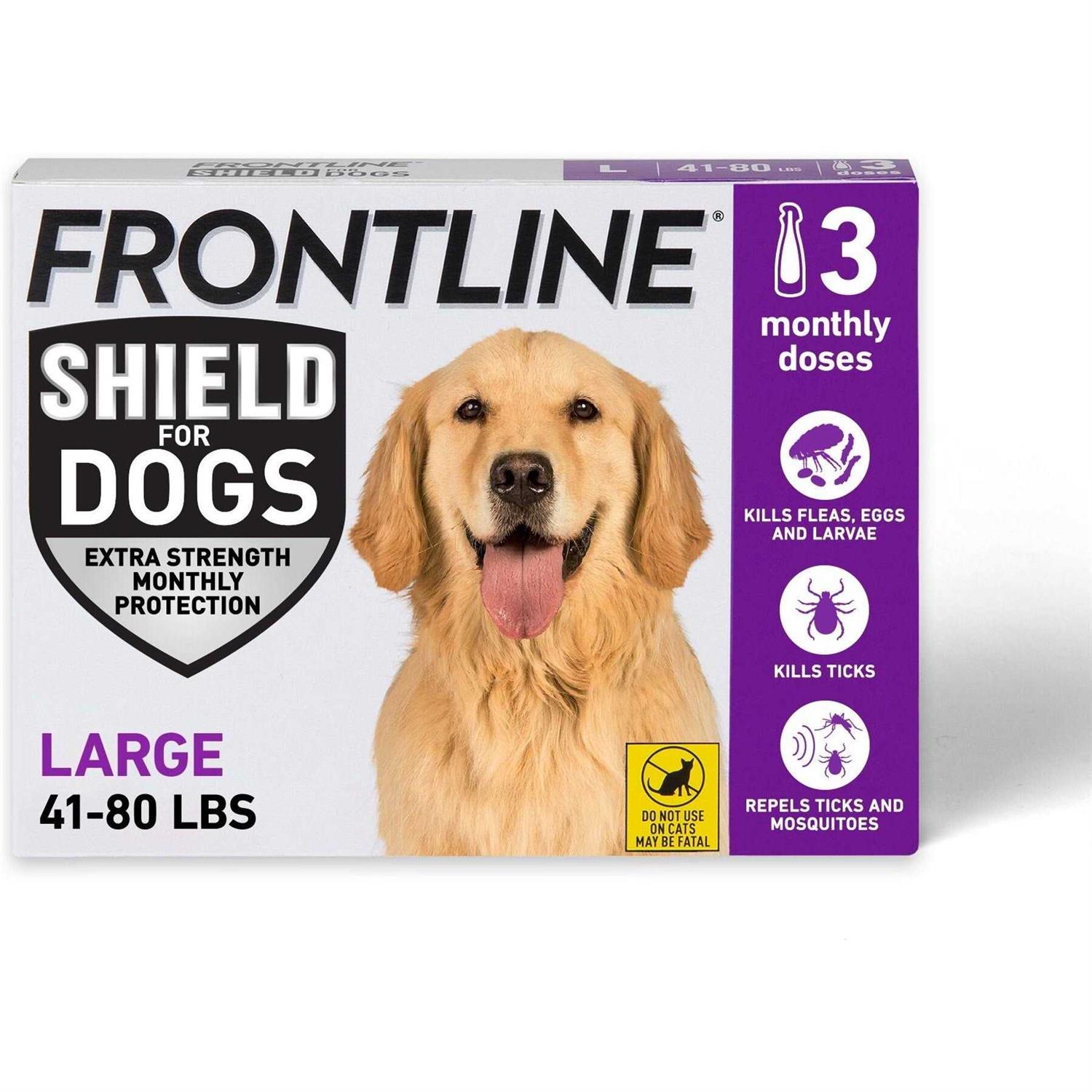 Frontline Shield for Dogs Flea & Tick Treatment