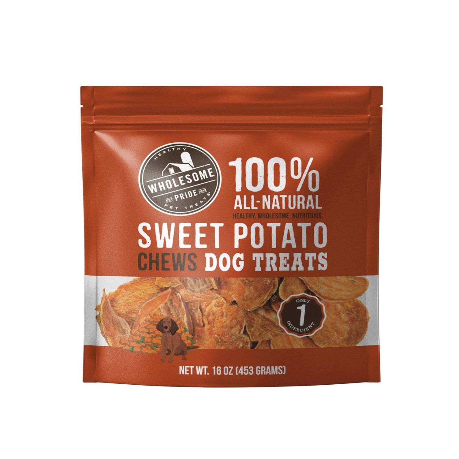 Wholesome Pride Sweet Potato Chews Dog Treats