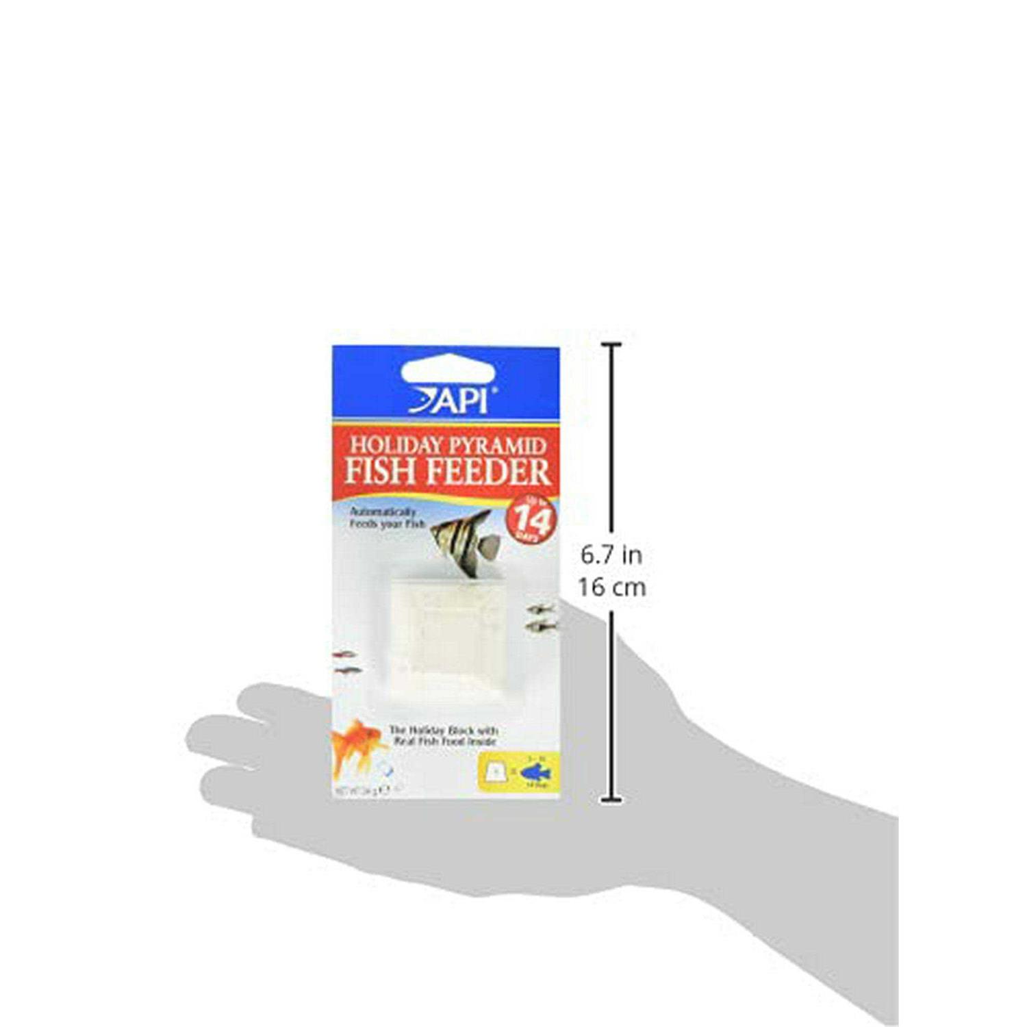 Api Vacation Pyramid Fish Feeder 14-Day 1.2-Ounce Automatic Fish Feeder