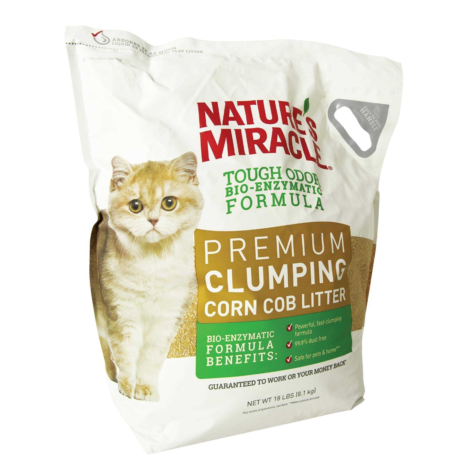 Nature’s Miracle Premium Clumping Corn Cob Litter