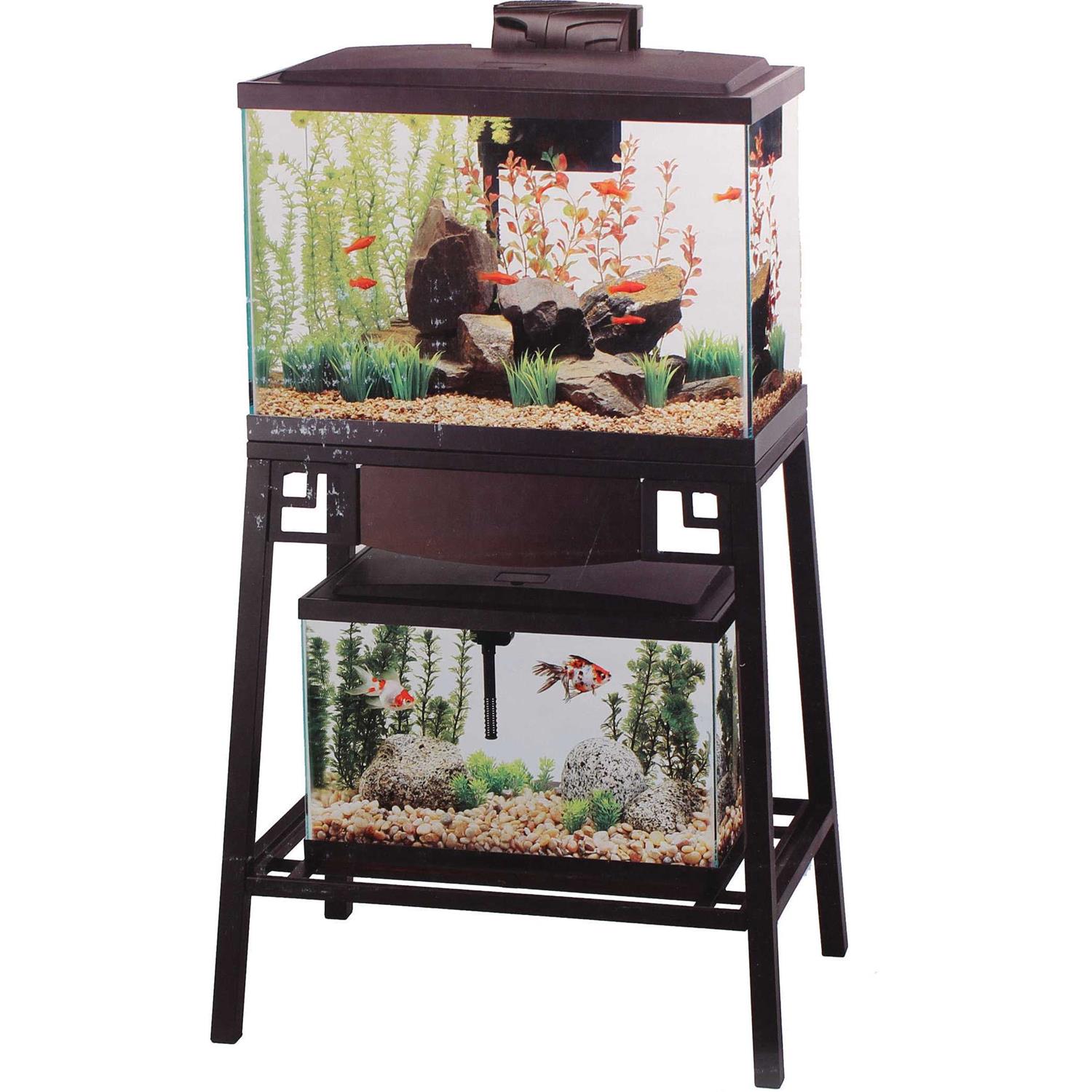 Aqueon Forge Metal Aquarium Stand