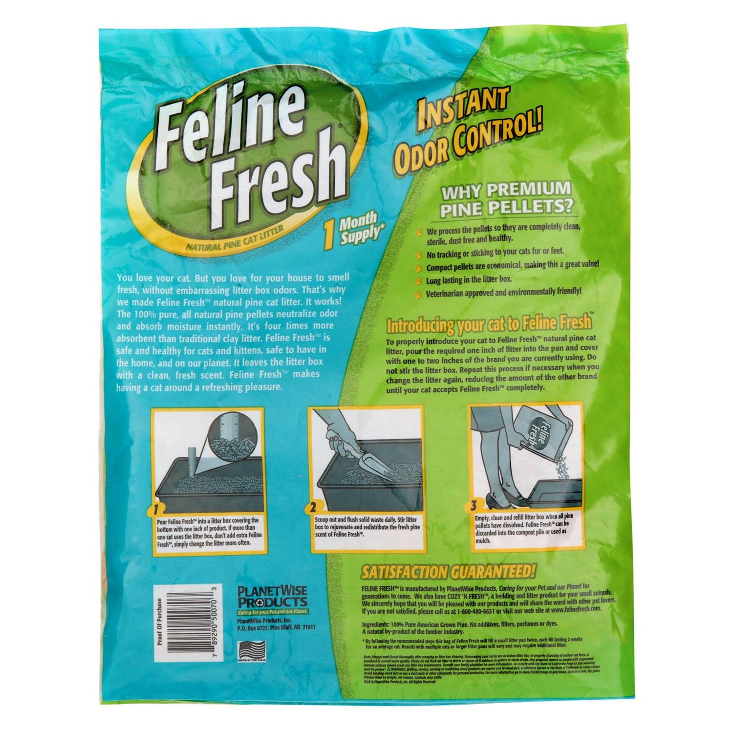 Feline Fresh Natural Pine Cat Litter