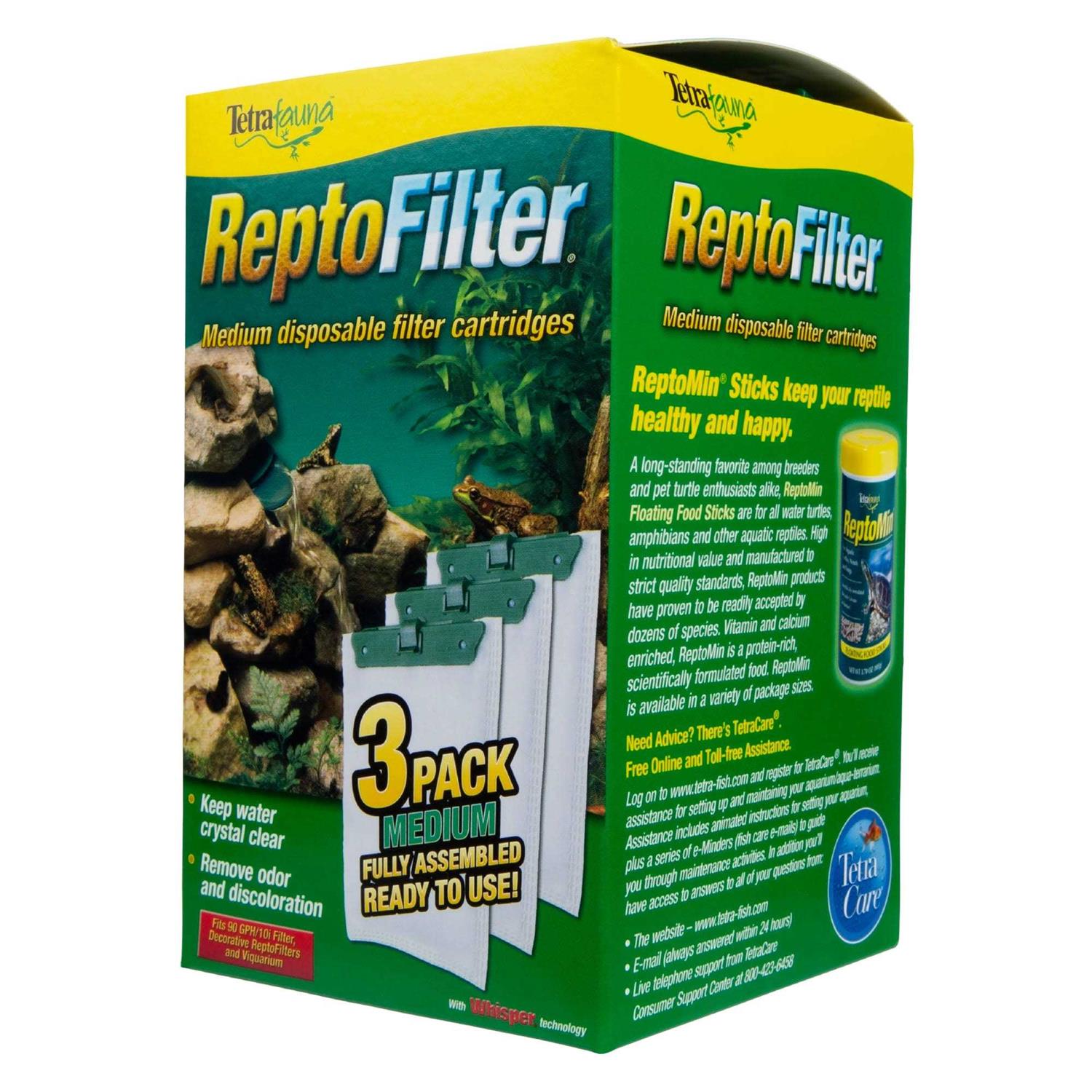 Tetrafauna ReptoFilter Disposable Filter Cartridges