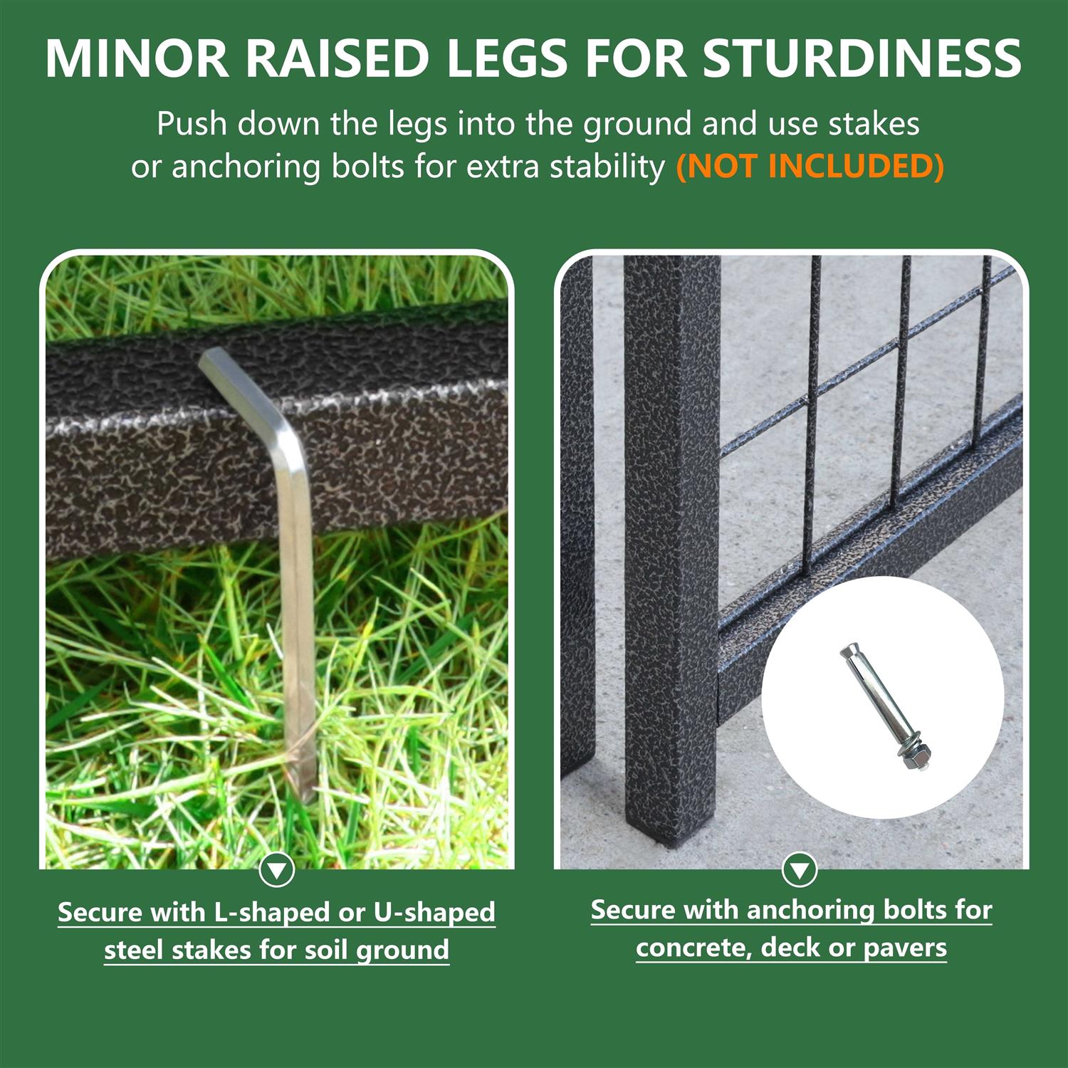 Veikous Outdoor Dog Kennel Rotating Feeding Door and Cover