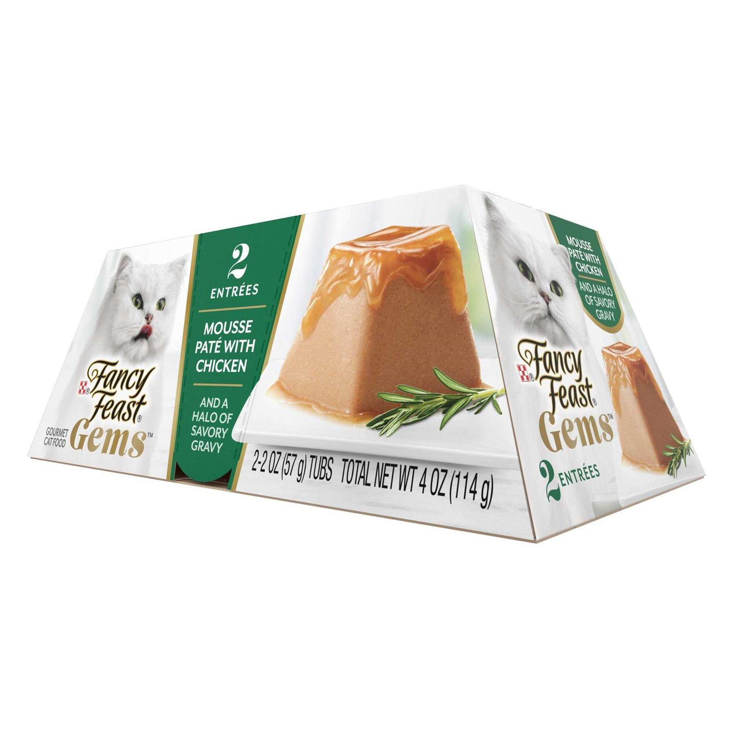 Fancy Feast Gems Mousse Pate Savory Gravy Wet Cat Food