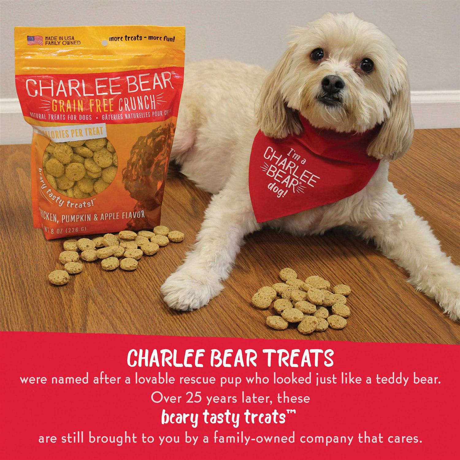 Charlee Bear Grain Free Crunch Dog Treats