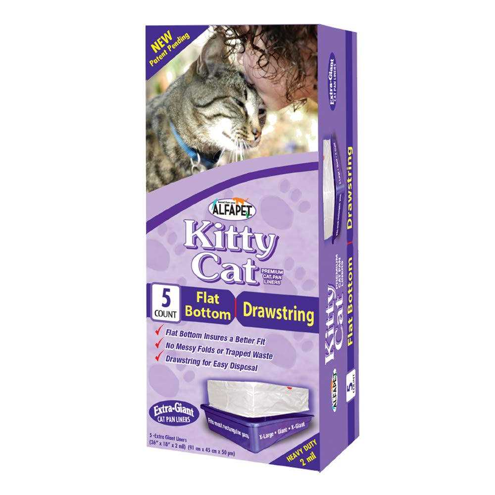 Alfapet cat Litter Box Liners Extra Heavy Duty 2 mil Thick Plastic