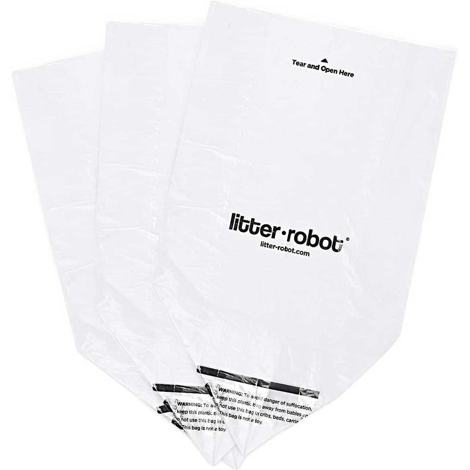 Litter-Robot Waste Drawer Liners by Whisker 50 Pack Litter Box Liners