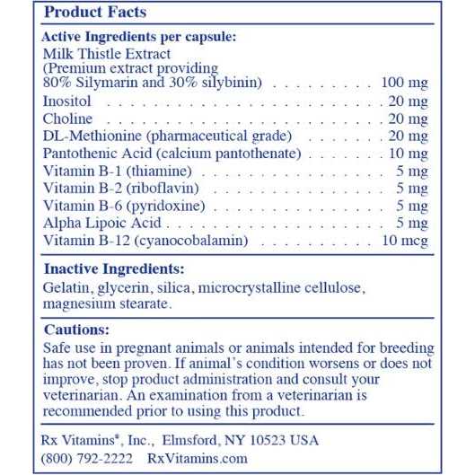Rx Vitamins Hepato Support for Pets