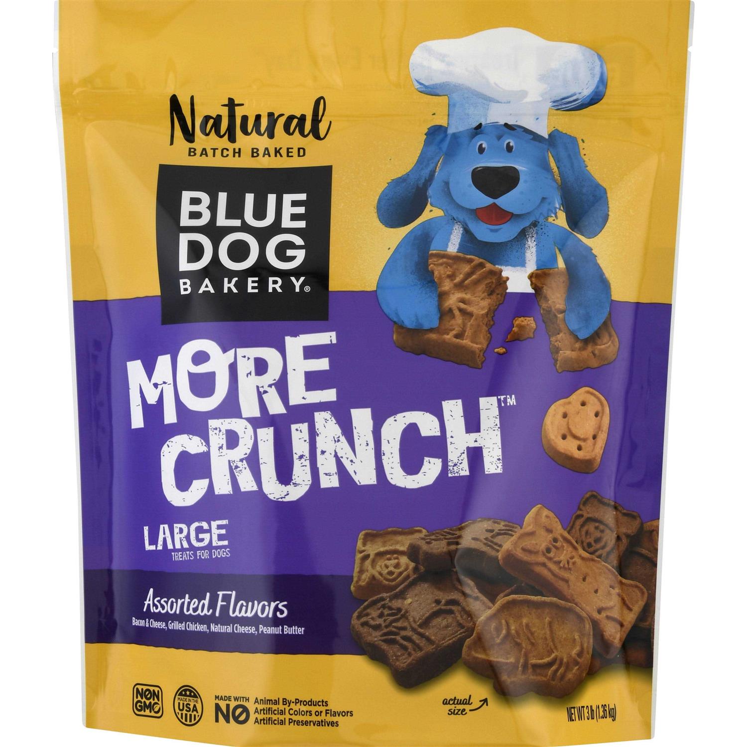 Blue Dog Bakery More Crunch Assorted Flavors Dog Treats