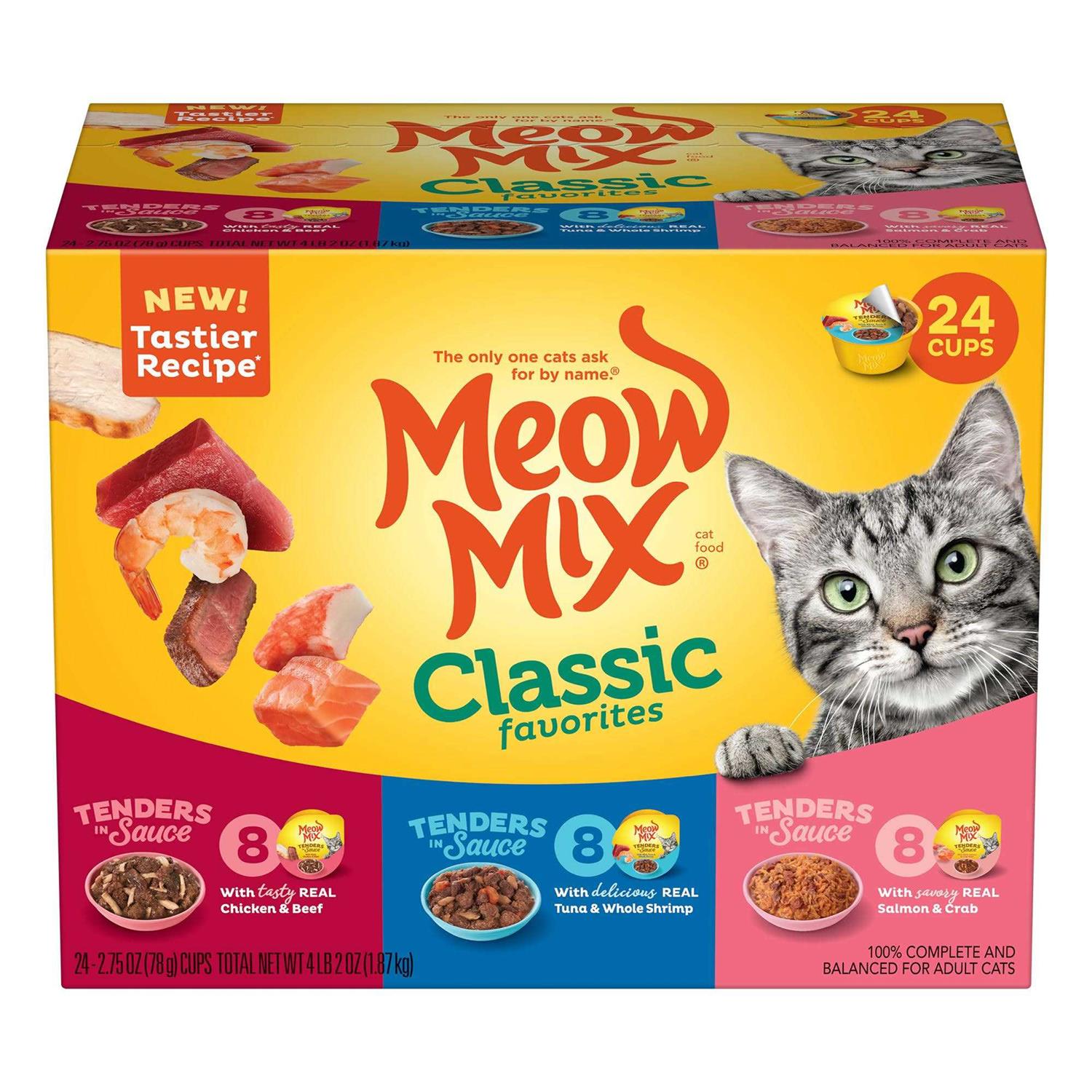 Meow Mix Tender Favorites Wet Cat Food
