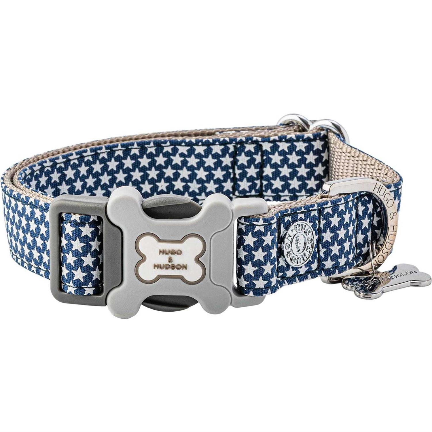 HUGO & HUDSON Fabric Nylon Dog Collar