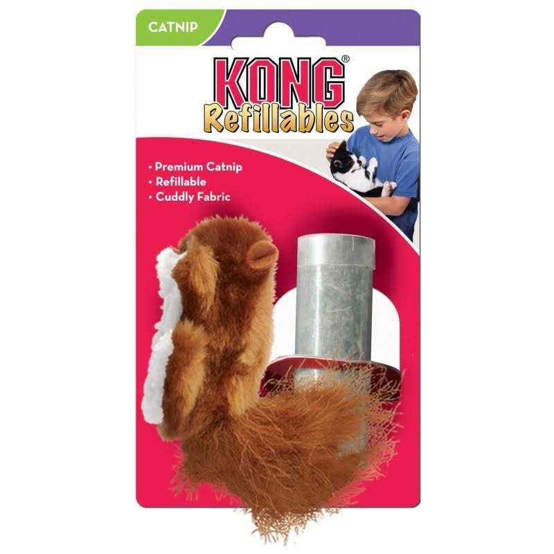 KONG Refillables Squirrel Catnip Cat Toy
