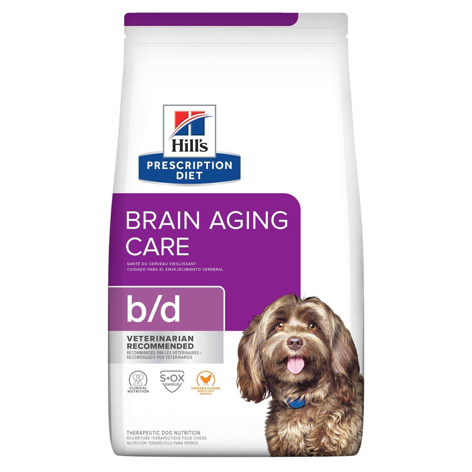 Hill’s Prescription Diet b/d Brain Aging Care Chicken Flavor Dry Dog Food