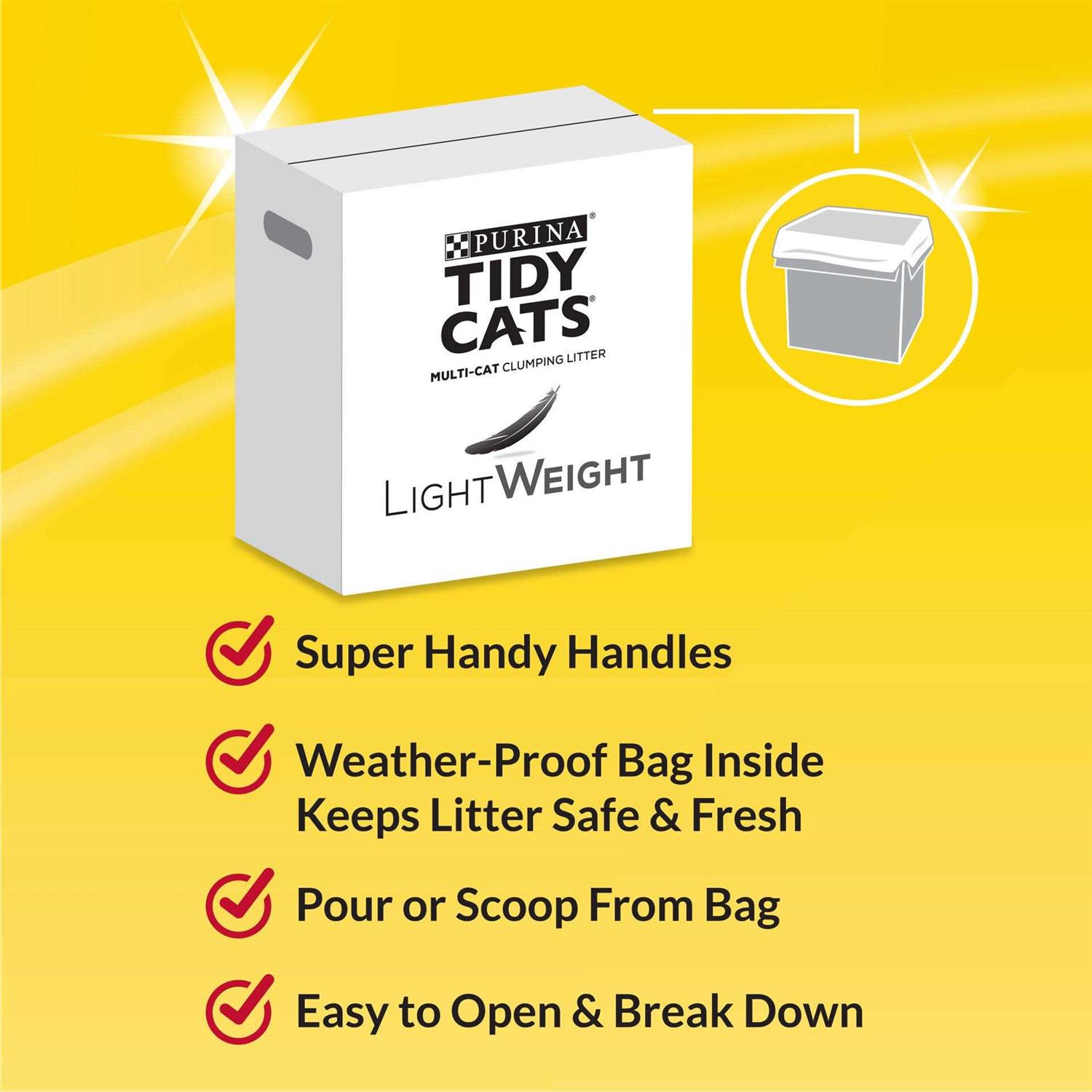 Tidy Cats Lightweight Clumping Cat Litter