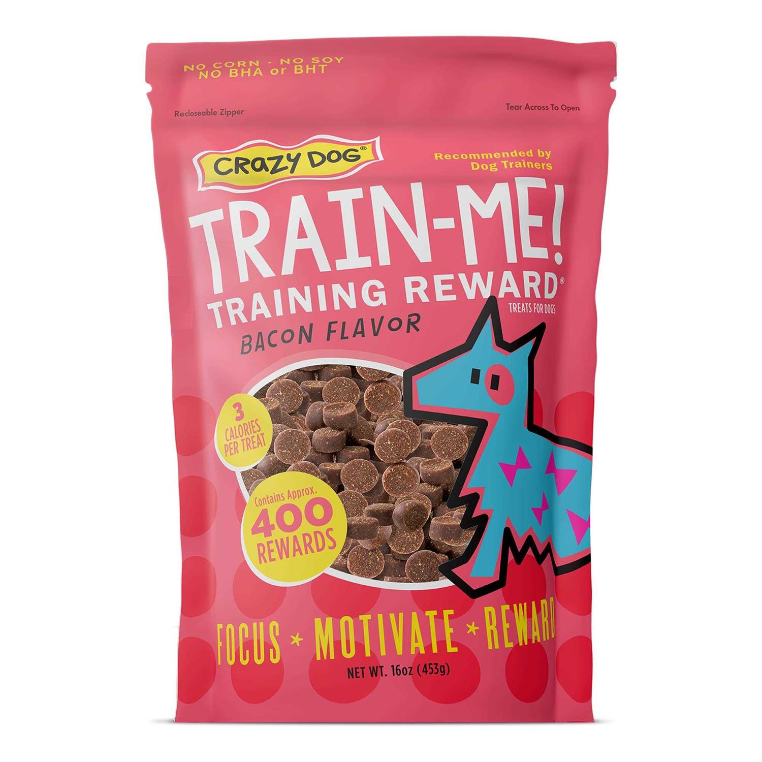 Crazy Dog Train-Me! Bacon Training Reward Dog Treats