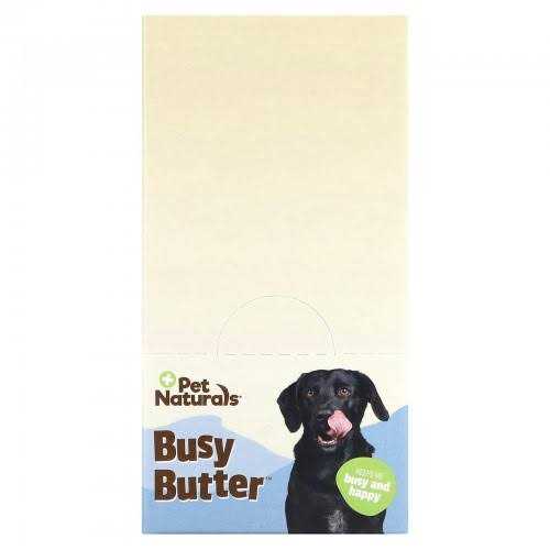 Pet Naturals Busybutter Calming Peanut Butter Stress & Anxiety Support Dog Supplement, 1.5-oz, 6 count