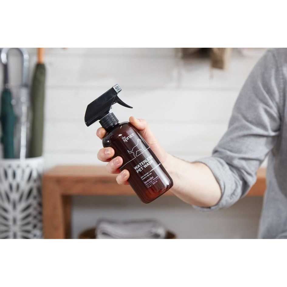 The Spruce Waterless Pet Wash No Rinse Moisturizing Cat & Dog Shampoo