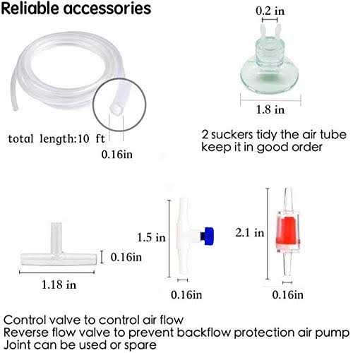Anxunjim Aquarium Groot Air Bubbler Decorations Fish Tank Air Stone Set