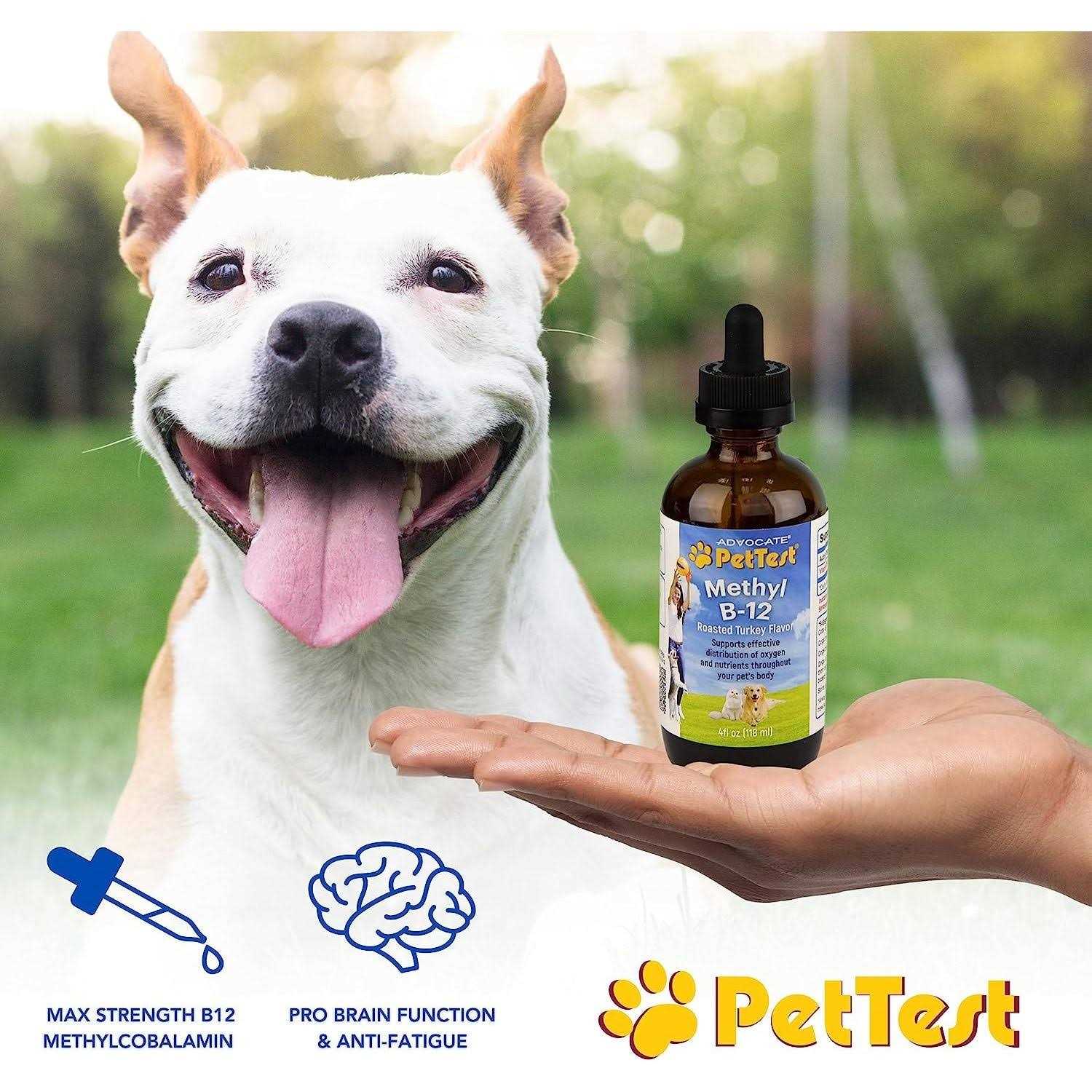 Pettest Methyl B-12 for Diabetic Dogs Cats 4 fl oz