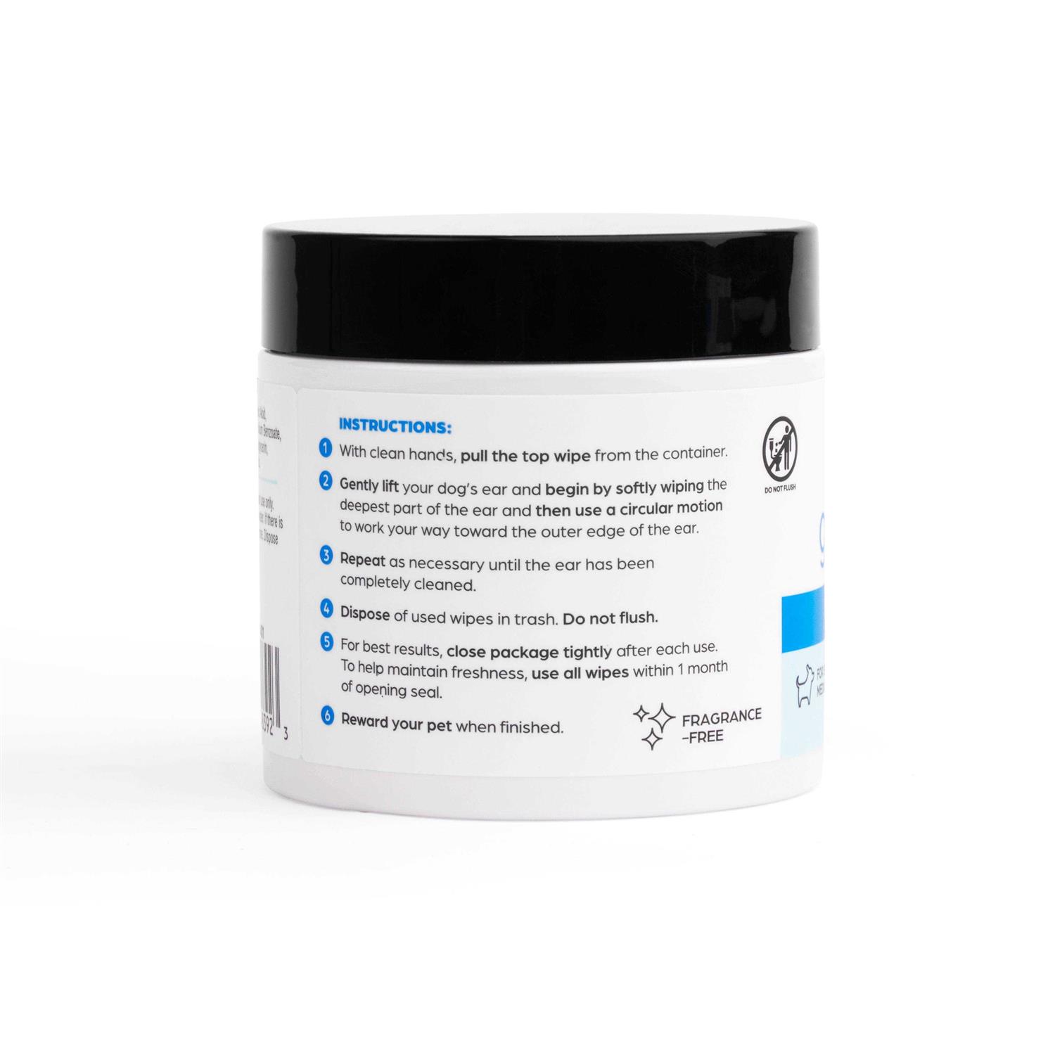 Well & Good Small Dog Ear Wipes