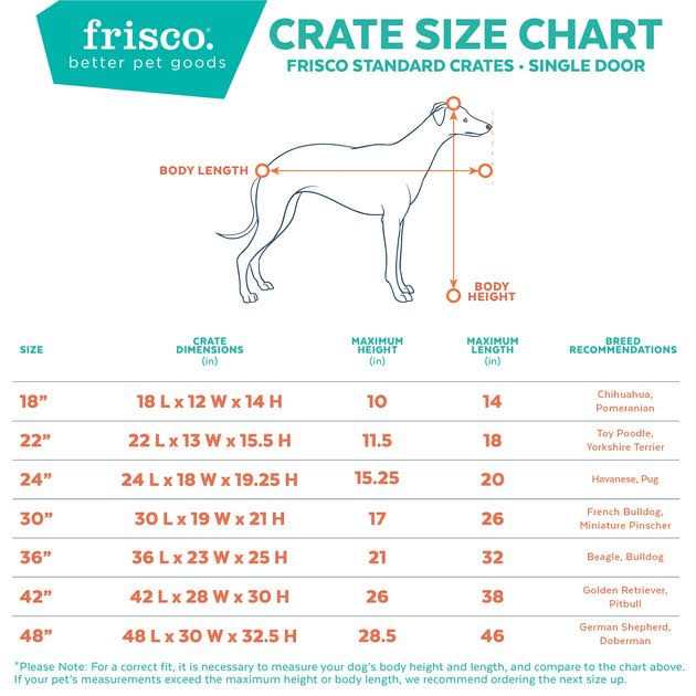 Frisco Fold & Carry Single Door Collapsible Wire Dog Crate
