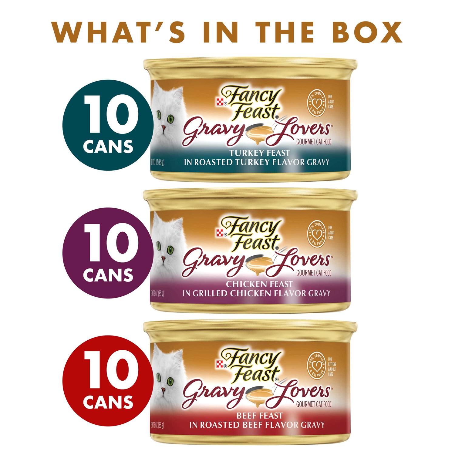 Fancy Feast Gourmet Wet Gravy Lovers Cat Canned Food